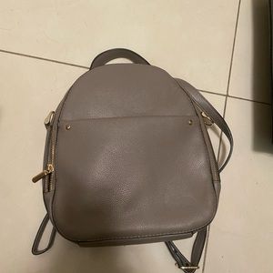 A NEW DAY - Grey backpack purse